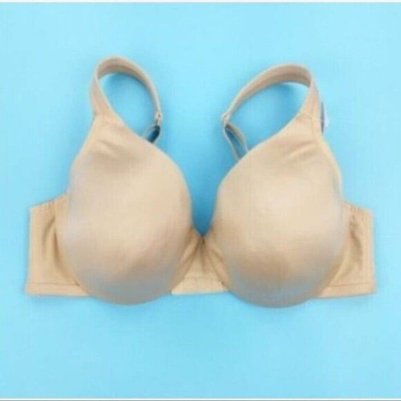 Lane Bryant Cacique Womens Bra Smooth Satin Full Coverage U/W Cafe Mocha 38D - Picture 3 of 8